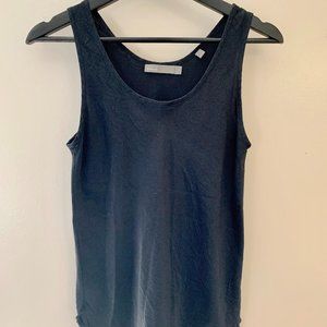 Vince, Size XS, Silk, Black Tank Blouse